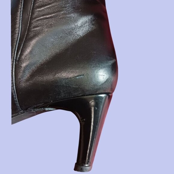 Stuart Weitzman  Leather Mid-Calf Heeled Boots Leather Size 7 - Picture 15 of 15